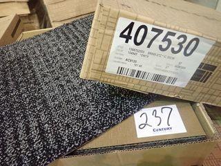 Lot of 29 Boxes 20pcs 5.98 Sg Yards/Box Carpet Tiles- Onyx. 