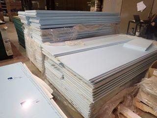 Lot of Approx. 88 Sheets Dow Styrospan R10 2'x8' Insulation Panels. 