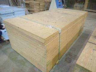 Lift of Approx. 42 Sheets G1S 3/4" Plywood.