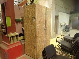 Lot of 2 Lockable Storage Cabinets. 