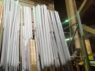 Lot of Asst. Diameter PVC Pipe and Weather Stripping. 