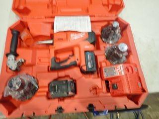 Milwaukee 2633-22 M18 Cordless Forcelogic 2"-3" Propex Expansion Tool Kit w/ Charger and 2 Batteries. 