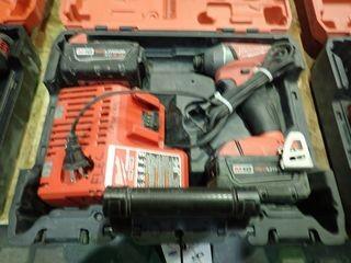 Milwaukee 2753-20 M18 Fuel Cordless Impact w/ Charger and 2 Batteries.