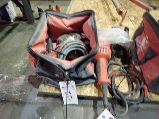 Lot of Milwaukee Hole-Hawg Drill and Angle Drill. **NOTE: ANGLE DRILL REQUIRES REPAIR**