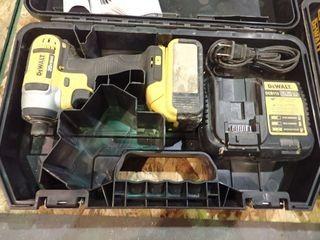 DeWalt Cordless Impact w/ Charger and Battery. 