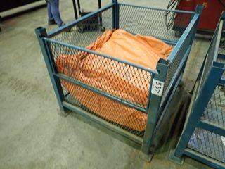 Stackable Steel Crate w/ Insulated Tarp. 