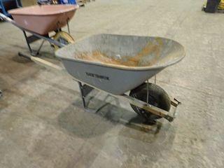 Wheelbarrow.