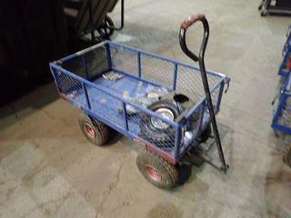 4-Wheel Utility Cart w/ Removable Sides.