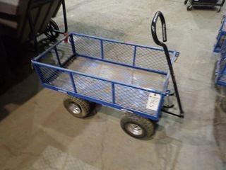 4-Wheel Utility Cart w/ Removable Sides.