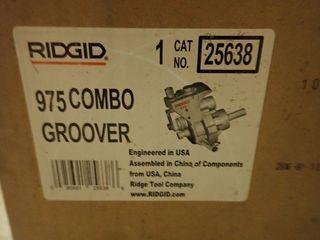 Ridgid 975 Combo Groover. **NEW AND UNUSED**