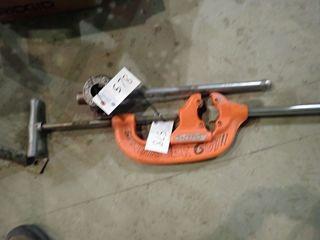Lot of Ridgid 44-S Tubing Cutter and Manual Threader w/Head.