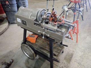 Ridgid 535 Threader w/Cart, Tubing Cutter, Cutting Head and Reamer. 