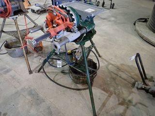 Ridgid 300 Threader w/ Tubing Cutter, Cutting Head, Reamer and Oil Bath.