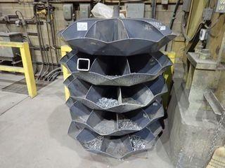 5-Tier Bolt Bin w/ Asst. Fasteners, etc. 