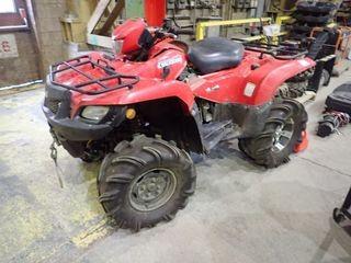 2008 Suzuki KingQuad 4x4 750AXi ATV. Winch. Showing 4,146kms. VIN 5SAAR41A687112848.