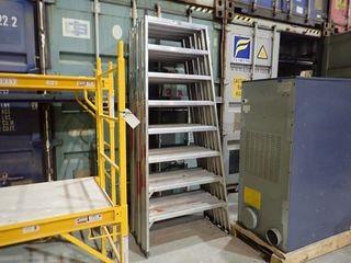 Sturdy 130-08 8' Mustange Aluminum Sawhorse 300lbs Capacity. 