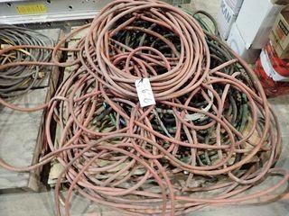 Lot of Air Hose and Water Hose. 