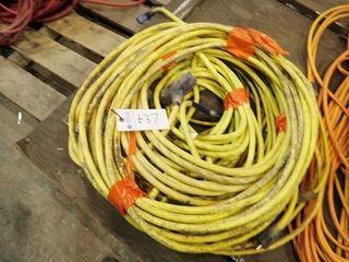 Lot of Heavy Duty Extension Cords- Yellow. 
