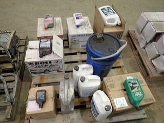 Lot of ATF Fluid, 5W30 Synthetic Oil, Antifreeze, 5W30 High Performance Oil, Makita 2-Stroke Motor Oil, etc.
