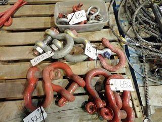 Lot of 15 Asst. Clevises. 