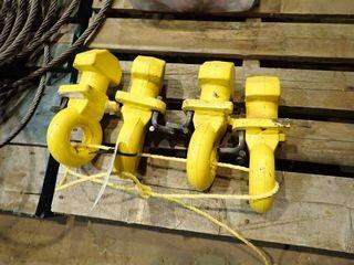 Lot of 4 Sea Container 14-tonnes Top Lifting Lugs.