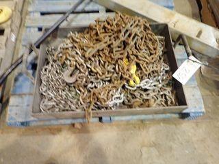 Lot of Asst. Chains and Tire Chains.