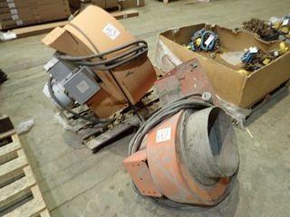 Lot of Tornado 24" Blower w/ Electric Motor and Tornado 20" Blower w/ Electric Motor. 
