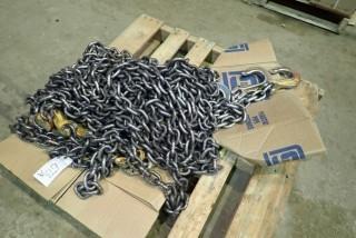 Sling Master 1/2"x28' 31,200lbs Capacity 4-leg Spider Leveling Chain.