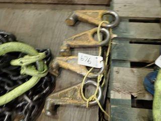 Lot of 4 Sea Container Side Lifting Lugs.