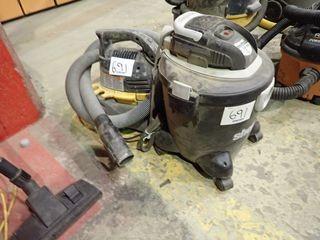 Lot of 5gal Shop-Vac *No Hose* and Stinger Wet/Dry Shop-Vac. 