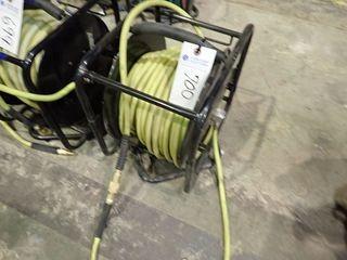 King Industrial Arctic Flex Hose Reel w/100'x1/4" Air Hose. 