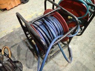 Hose Reel w/100'x1/4" Air Hose. 