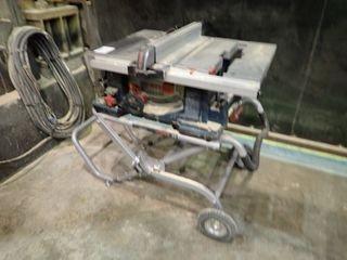 Bosch Contractors Table Saw w/ Bosch Mobile Stand. 