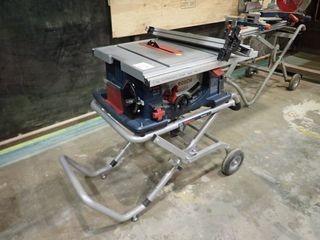 Bosch Contractors Table Saw w/ Bosch Mobile Stand. 