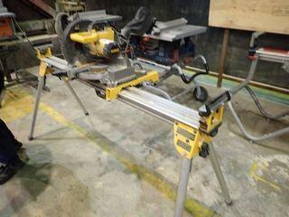DeWalt Mitre Saw w/ DeWalt Mitre Saw Stand.
