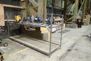 2-tiered 10'x3' Shelving Unit. 