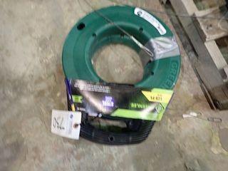 Lot of 2 Greenlee 125' Steel Fishtapes.