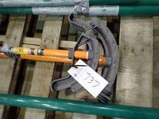 Lot of Klein 3/4" EMT and Klein 1" EMT Manual Tubing Benders.