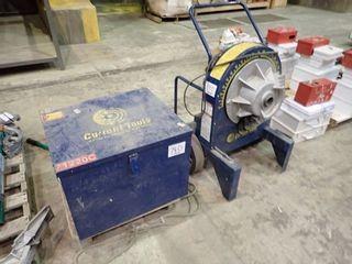 Current Tools 77 Electric Conduit Bender w/ 1 1/2" and 2" EMT Shoes, EMT Rollers.  
