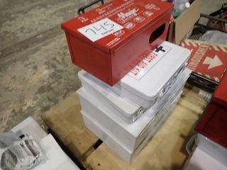 Lot of 4 First Aid Kits and Lens Cleaning Station.
