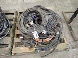 Lot of Asst. Heavy Duty Electrical Cords and Cable. 