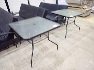 Lot of 2 Patio Tables. 
