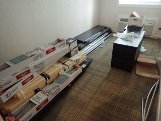 Lot of 3 Ikea Malm Queen Beds, 3 End Tables, 4 Maytex Gripper Shower Rods and 2 Delta Faucets. **NEW, LOCATED IN MODULAR BUILDING, 2ND FLOOR**