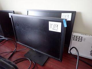 Lot of 2 Dell 24" Flatscreen Monitors. **LOCATED IN MODULAR BUILDING, MAIN FLOOR**