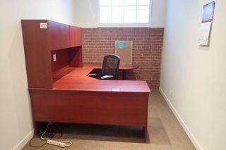 Lot of U-shaped Desk w/ Stack-on and Task Chair. 