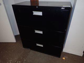 Lateral 3-Drawer File Cabinet. 