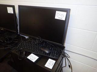 Lot of Dell K17A Docking Station, LG 24" Flatscreen Monitor, Keyboard and Mouse. 