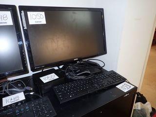 Lot of Dell K16A Thunderbolt Docking Station, Benq 24" Flatscreen Monitor, Keyboard and Mouse. 