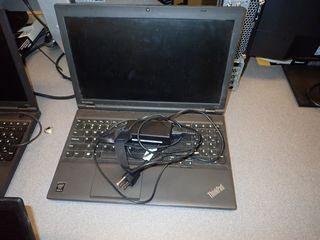 Lenovo Thinkpad Laptop. **NOTE: NO HARDDRIVE OR POWERCORD**