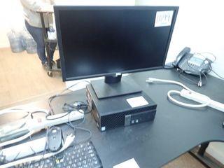 Lot of Dell Desktop Computer, Dell 24" Flatscreen Monitor, Keyboard and Mouse. **NOTE: NO HARDDRIVE**